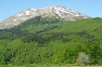 Blick auf den Monte Cimone