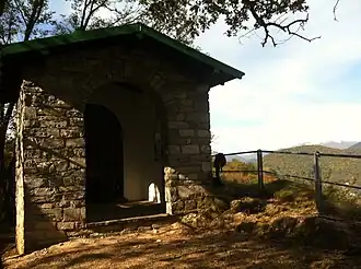 Kapelle am Gipfel des Monte Caslano