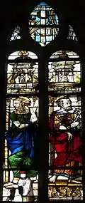 Fenster 102: Apostel Andreas und Petrus