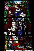Fenster 6, Marie-Louise de Montmorency und Ludwig der Heilige