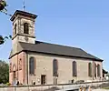 Südwestseite der Kirche