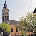 Südseite der Kirche St. Alban