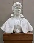 Marmorbüste Amalie Skram (1846–1905)
