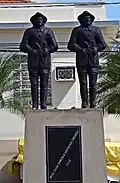 Denkmal für den Emboabas-Krieg in Caeté 2019, an seinem neuen Standort gegenüber der Matriz.
