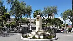 Monumento von Antonio Ante in Atuntaqui