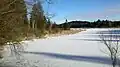 Mooshamer Weiher im Winter