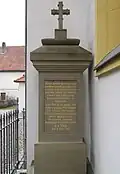 Grabstein des Andreas von Mooz