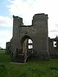 2. Mittelalterliches Torhaus von außen, von Norden.