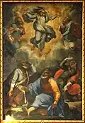 Altargemälde „Die Verklärung Christi“ von Stefano Cattaneo (1669)