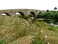 Morton Bridge: die A684 überquert den Swale