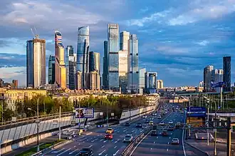 Dritter Verkehrsring in Moskau City
