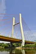 Pylon der Siekierkowski-Brücke
