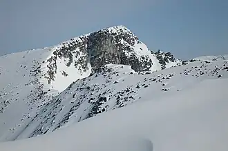 Mount Aragorn vom Mount Gandalf aus