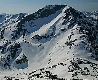 Mt. Duke, Nordwestansicht nom Vantage Peak