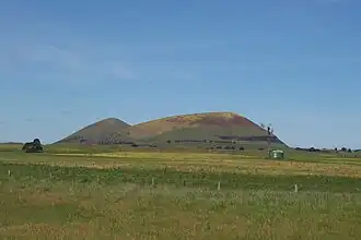 Der Mount Elephant von Derrinallum aus betrachtet