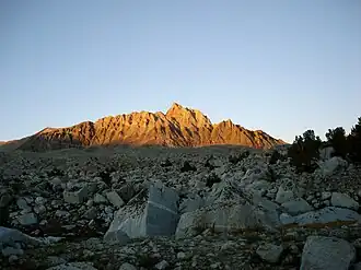 bei Sonnenuntergang