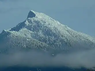 Der Mount Pilchuck im Winter