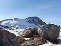 Mount Wilcox vom Wilcox Pass aus