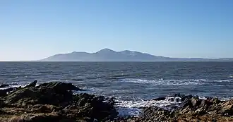 Die Mountains of Mourne mit dem Slieve Donard in der Bildmitte