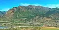 Ost-Ansicht des Mount McLean hinter Lillooet
