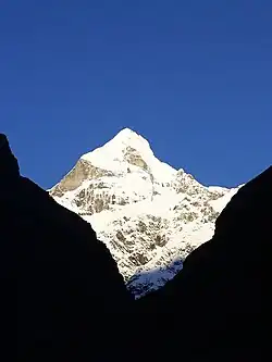 Ansicht von Badrinath aus