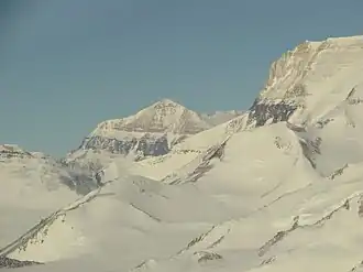 Blick vom Miers Valley auf Mount&nbsp;Huggins
