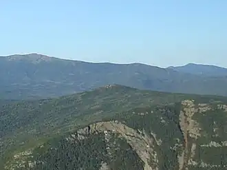 Mount Jackson (in der Mitte) vom Mount Willey aus gesehen