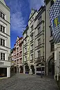 Pfisterstraße vom Platzl aus gesehen