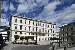 Zentrale der Siemens&nbsp;AG in München im Palais Ludwig Ferdinand am Wittelsbacherplatz