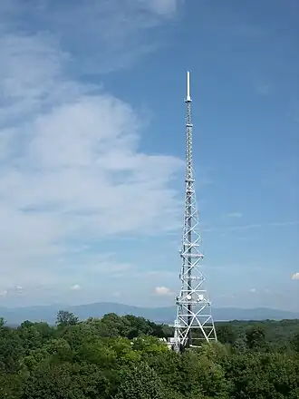 Sendeturm Mulhouse-Belvédère auf dem Rebberg