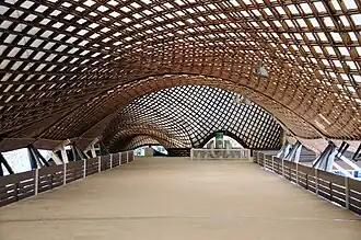 Deckenkonstruktion der Multihalle