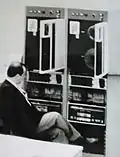 Zentraleinheit mit zwei PDP-8 Minicomputern