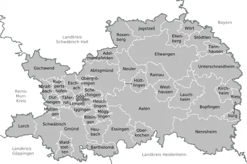 Orte im Kreisgebiet