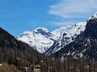 Munt Pers, aufgenommen von Pontresina