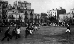 Auf dem Camp del Carrer Muntaner spielte Barcelona von 1905 bis 1909