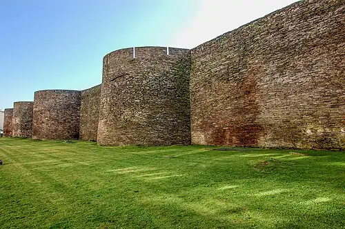 Die römische Stadtmauer von Lugo