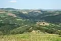 Blick von den Monts de Lacaune auf Murasson