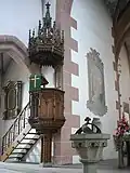 Kanzel, um 1870