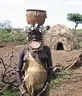 Mursi-Frau mit Lippenteller