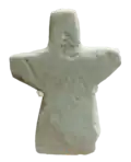 Idol vom „Violinentyp“ aus Akrotiri auf Santorin, Neues Archäologisches Museum Thera