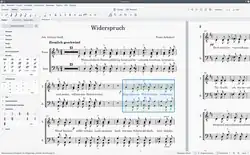 MuseScore 4.0.1 unter KDE Plasma / Debian