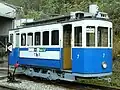 Der erhaltene Wagen 7 bei der Museumsbahn Blonay–Chamby