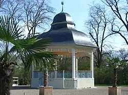 Der restaurierte Musikpavillon 2010