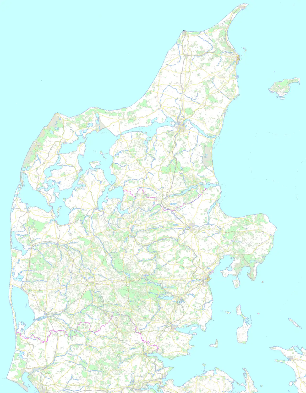 Backsteinbauwerke der Gotik/Verteilung in Mitteljütland (DK 0B)