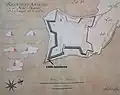 Die Näs-Schanze (Nässkansen) in Botkyrka, Schweden von 1623 ist eine Sternschanze.