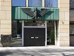 Eingang des Polizeipräsidiums
