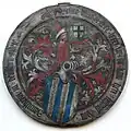 Aufschwörschild des Deutschordensritters Ludwig von Seinsheim (1481) in St. Jakob (Nürnberg)