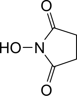 Strukturformel N-Hydroxysuccinimid