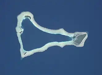 ISS-Bild von Sikaiana