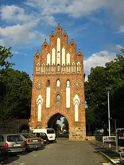 Neues Tor, Stadtseite